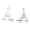Tarnish Resistant 304 Stainless Steel Charms STAS-H112-A-P-2