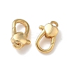 Brass Lobster Claw Clasps KK-Z136-21G-02-2