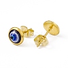 Resin Evil Eye Stud Earrings EJEW-P212-17G-02-2
