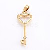 304 Stainless Steel Pendants STAS-H458-16G-1