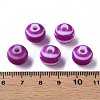 Opaque Striped Acrylic Beads LS-MACR-S373-27A-02-5