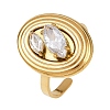 304 Stainless Steel Cuff Rings for Women LS-RJEW-S639-05G-4