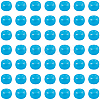 800Pcs Plastic Pearlized Beads KY-SP0001-53E-6