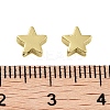 Rack Plating Brass Beads KK-C056-08A-G-3
