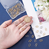 60Pcs 2 Colors 304 Stainless Steel S-Hook Clasps STAS-UN0063-31-4