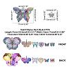 16Pcs 8 Style Plated Alloy Pendants FIND-PH0001-58-4