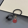 1Pc Oval PU Leather Holder Pendant Decoration AJEW-LP0008-30C-3