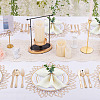 Jute Cord & Wood Beads Napkin Rings AJEW-GA00025-5