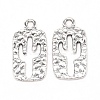 Tibetan Style Alloy Pendants PALLOY-SZC0004-04AS-1