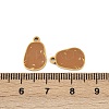 Vegetables 304 Stainless Steel Enamel Charms STAS-C137-02K-G-3