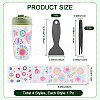 4Pcs 4 Styles UV Transfer Sticker for Glass Cup DIY-CN0003-02A-2