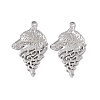 Non-Tarnish 304 Stainless Steel Pendants STAS-B031-25P-2