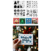 4Pcs 4 Styles Christmas Theme PVC Plastic Clear Stamps DIY-PH0023-41-8