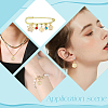 18Pcs 3 Styles Brass Micro Pave Cubic Zirconia Charms KK-WR0012-51-5