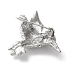 Woodpecker Platinum Zinc Alloy Enamel Pin LS-JEWB-D068-02P-01-2