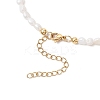 Natural Keshi Pearl Two Sides Polished Beaded Necklaces for Women NJEW-JN05336-01-5