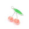 Alloy Enamel Pendants PALLOY-R151-43P-03-1