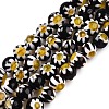 Round Millefiori Glass Beads Strands X-LK-P001-31-1