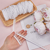 Nylon Chiffon Elastic Lace Trim OCOR-WH0082-159D-3
