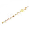 Electroplate Glass and Acrylic Rhinestone Beads Strands MAK-T011-07F-1