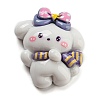 Opaque Resin Cute Puppy Cabochons LS-CRES-P026-B01-1