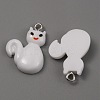 Opaque Resin Pendants RESI-CJC0012-19B-1