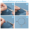 300Pcs 3 Styles Rack Plating Brass Open Jump Rings FIND-DC0006-44-4