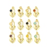 Natural & Synthetic Mixed Gemstone Pendants STAS-P366-07G-1