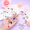 Glass Pearl & Alloy Keychian KEYC-YW00155-01-5