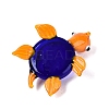 Handmade Lampwork Turtle with Evil Eye Figurine Display Decorations LAMP-N034-25D-3