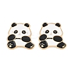 Animal Alloy Enamel Cabochons AL-CBA1A6F-01KCG-C-1