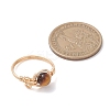 4Pcs 4 Styles Gemstone Finger Rings RJEW-TA00233-01-3