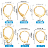   120pcs 6 style Brass Leverback Earring Findings KK-PH0006-01-2