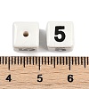Glazed Porcelain Beads PORC-R003-07-05-3