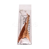 Guitar Bamboo Bookmarks with Tassels for Book Lover AJEW-WH0034-37-3