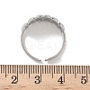 304 Stainless Steel Open Cuff Rings RJEW-A079-01I-P-5