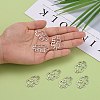 Tibetan Style Alloy Linking Rings LS-TIBE-3558-AS-FF-5