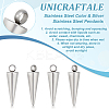 Unicraftale 50Pcs 303 Stainless Steel Charms STAS-UN0048-60-5