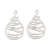 Long-Lasting Plated Brass Pendants KK-K336-56P-1