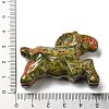 Natural Unakite Carved Healing Horse Figurines DJEW-D012-05B-3