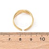 304 Stainless Steel Open Cuff Rings for Women RJEW-K309-19G-5