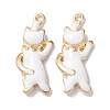 Alloy Enamel Pendants ENAM-O001-08J-G-1