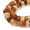 Natural Banded Agate Beads Strands G-F790-I01-01D-4
