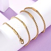 2MM 304 Stainless Steel Column Box Chain Necklaces NJEW-K291-02G-1