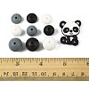 40Pcs 10 Styles Silicone Beads SIL-FS0001-27B-5