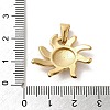 PVD Vacuum Plating 304 Stainless Steel Pendants STAS-B053-26G-3