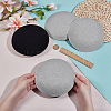 EVA Cloth Round Fascinator Hat Base for Millinery Magic LS-FIND-WH0152-947C-3