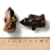 Natural Tiger Eye Cluster Display Decorations DJEW-C020-01E-3