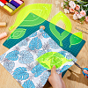 4Pcs 4 Style Acrylic Cardboard Town Template Sets DIY-WH0888-804A-4