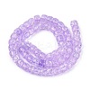 Crackle Transparent Glass Beads Strands GLAA-N069-03A-07-2